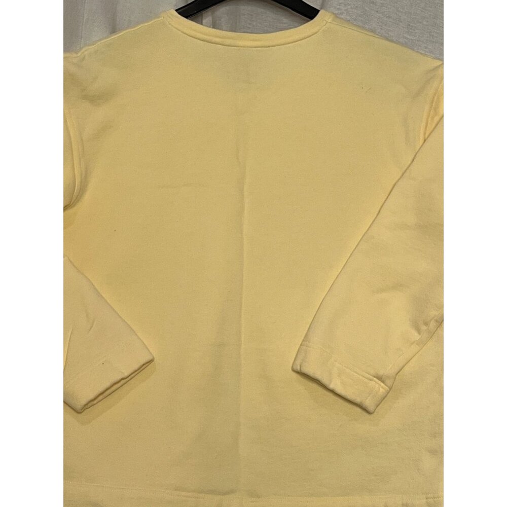 Eddie Bauer Womens V-Neck Pullover Sweater Bundle Medium Pink Yellow Cotton flaw - Picture 7 of 16